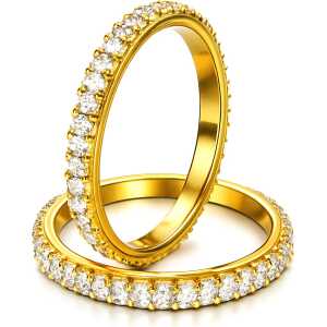 Gold-Plated White AD-Studded Bangles