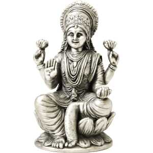 999 Pure Silver Lakshmi Idol for Gifts and Home Decor and Car-Dashboard