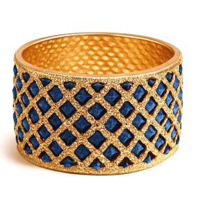 Rose Gold Plated White AD Studded  Bracelet For Women And Girls