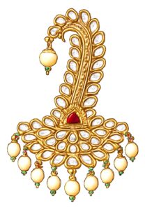 AERAN Kundan Kalgi/Indian Groom Jewelry/Dulha Kalangin Brooch/Pagri Brooch